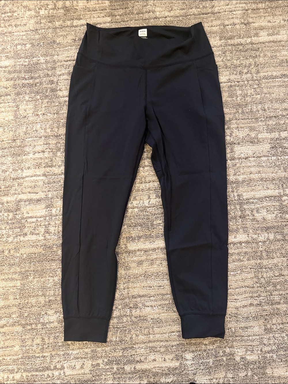 Prana Women's Black High-Rise Jogger Pants